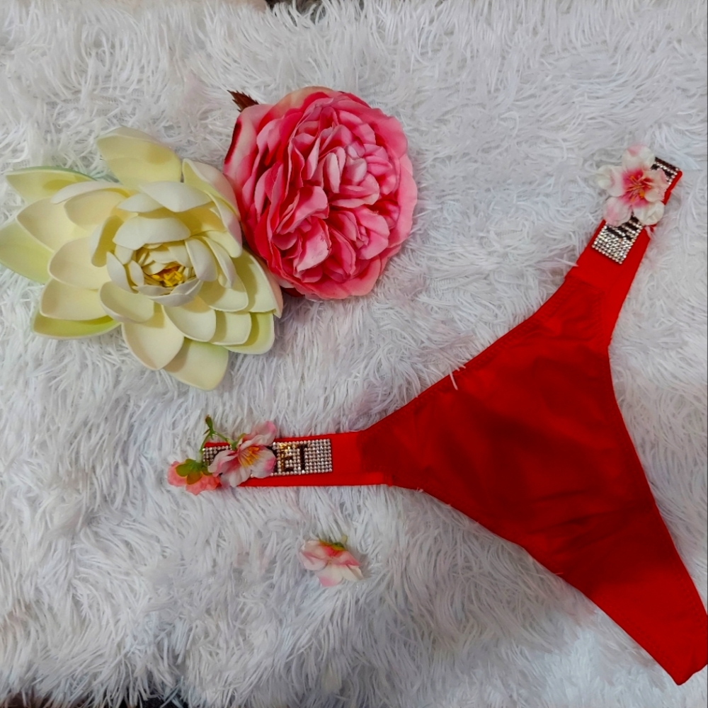 Panties Satin Thong. Women Satin